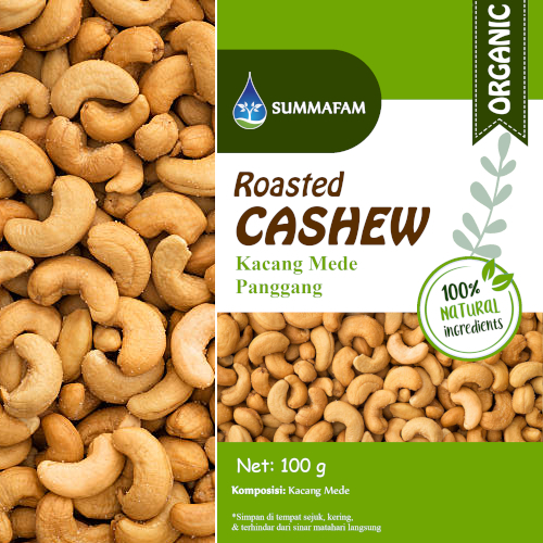 

summafam kacang mede panggang oven-kacang mete panggang roasted cashew