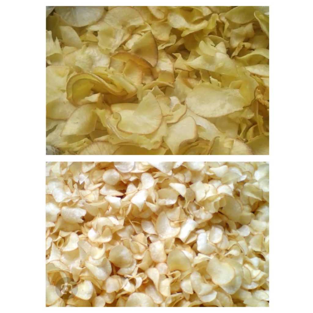

KERIPIK POHONG PUTIH PADI, KUNING 2.5KG & 2KG