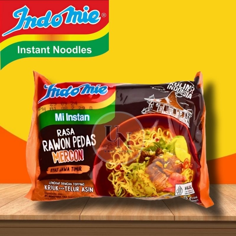 

Indomie Kuah Rasa Rawon Pedas Mercon Khas Jawa Timur