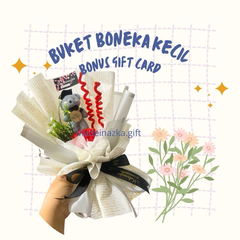 Buket Boneka Kecil Wisuda