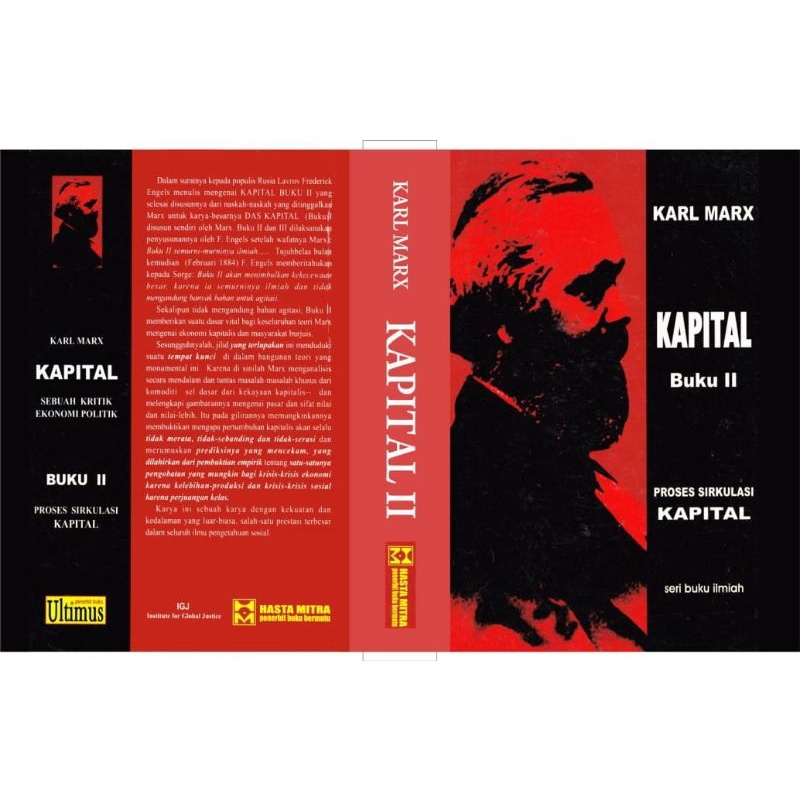 Buku Das Kapital Jilid 2 - Karl Marx - HardCover
