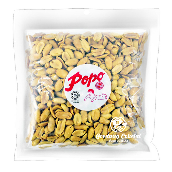 

bGF POPO Snack Kacang Atom Tanah Kari Wijen Shandong Peanut Groundnut Snack Cemilan Malaysia 400g