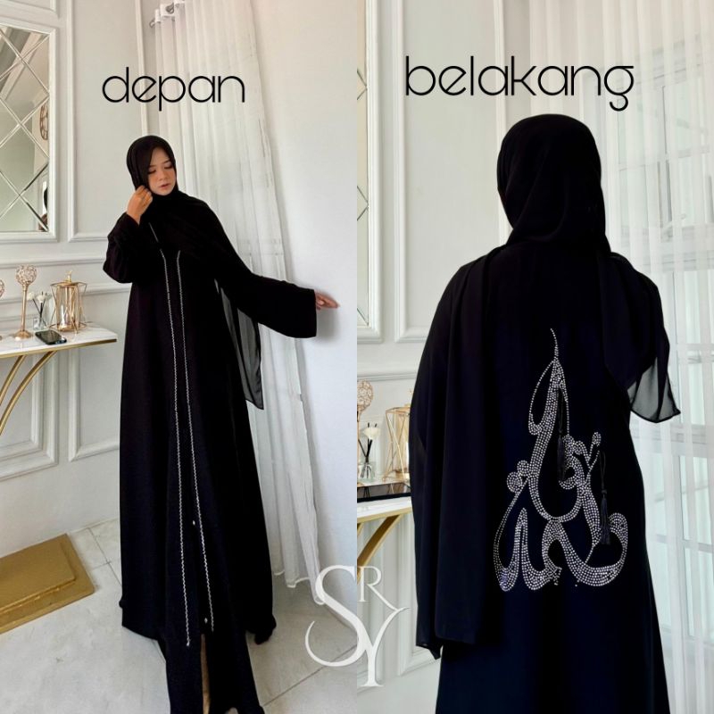 ABAYA FATIMAH // BAJU ABAYA DUBAI // GAMIS TERBARU // ABAYA MESIR //  BAJU WANITA BUSUI // OUTER GAM