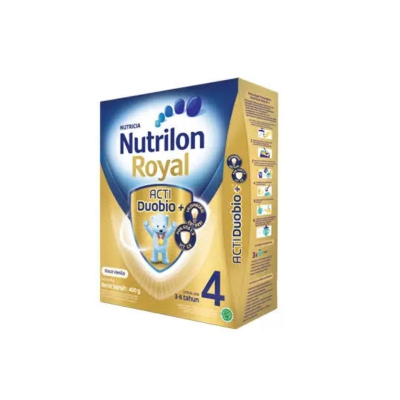 

Nutrilon Royal 4 (3 - 6 tahun) 400 gram rasa Vanilla