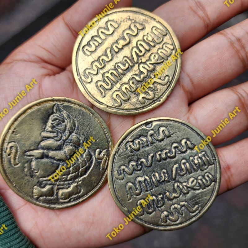 UANG KOIN SEMAR JAWA EMAS KUNINGAN