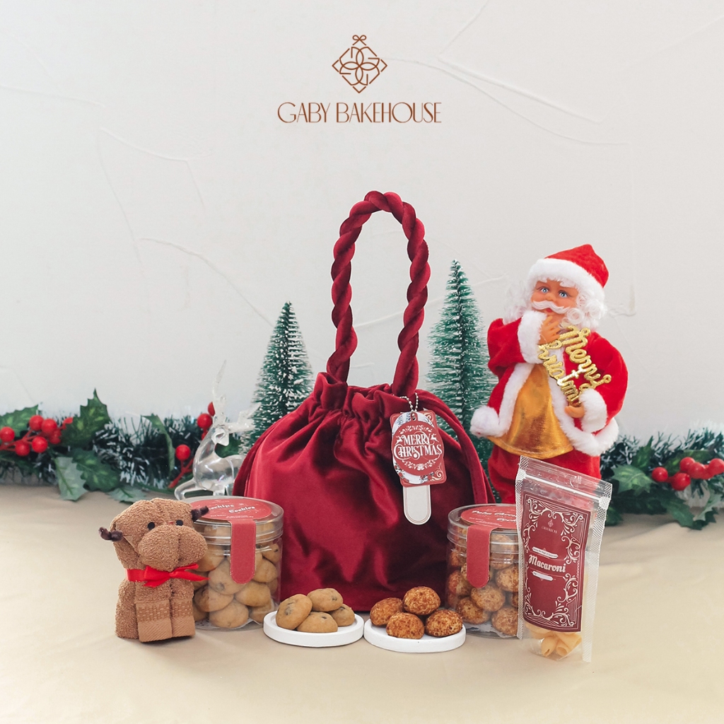 

SAINT - Christmas Hampers Natal Hamper Kue Kering Parsel Premium Cookies Parcel Gift Set Souvenir Bingkisan Natal 2024