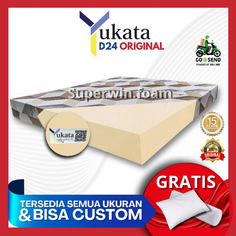 Kasur Busa INOAC YUKATA D24 anti kempes Garansi 15thn Kasur Inoac Superwin Foam