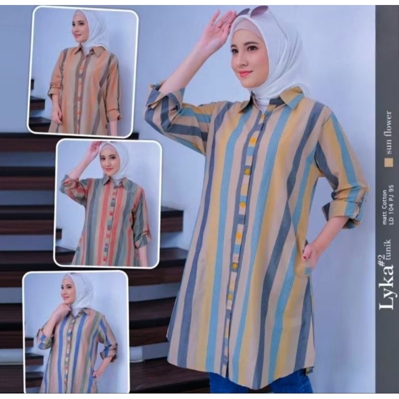 BESTPROMO tunik salur/tunik kotak/salur tunik saku