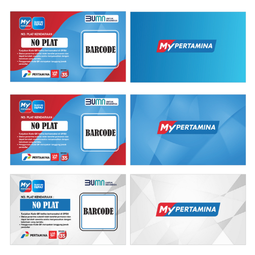 

CETAK KARTU ID CARD 2 SISI / KARTU MY PERTAMINA BARCODE CARD UKURAN ATM BAHAN PVC