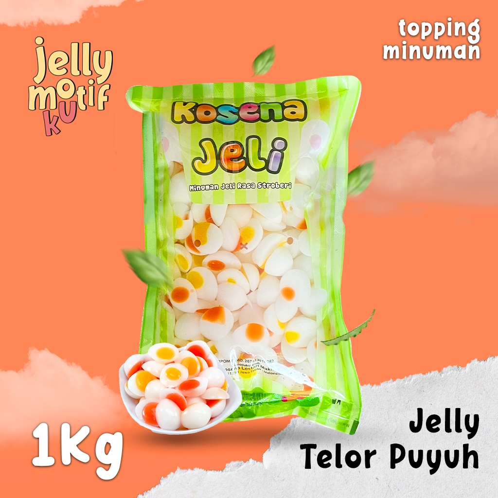 

Topping Minuman Jelly Telur Puyuh Kosena 1kg