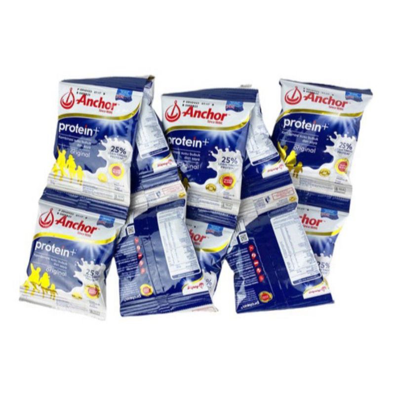 

SUSU ANCHOR PROTEIN+ SUSU KELUARGA kemasan 30gr (10 sachet) Ed feb 2025
