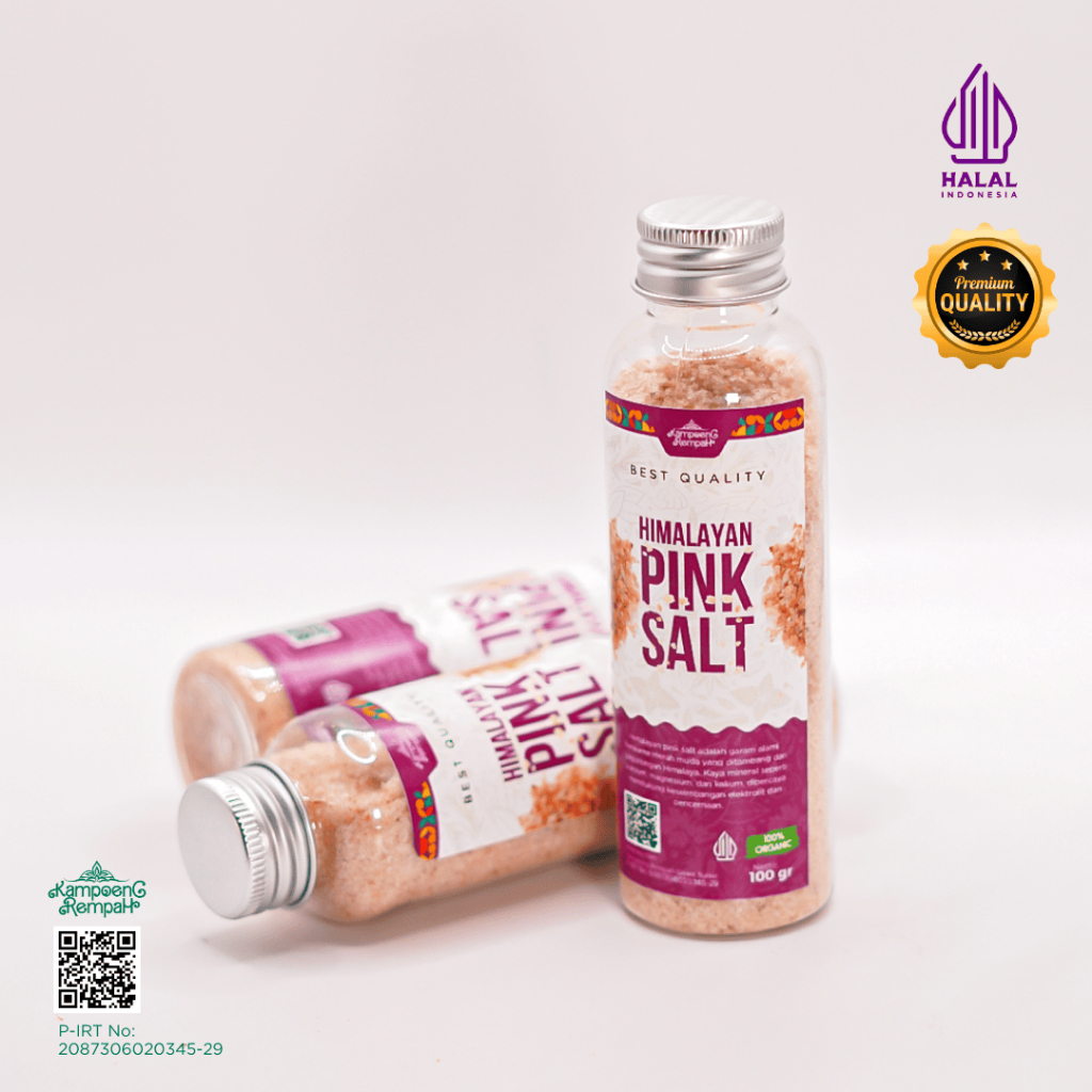 

Kampoeng Rempah | Himalayan Pink Salt | Garam Himalaya Premium 100 gr