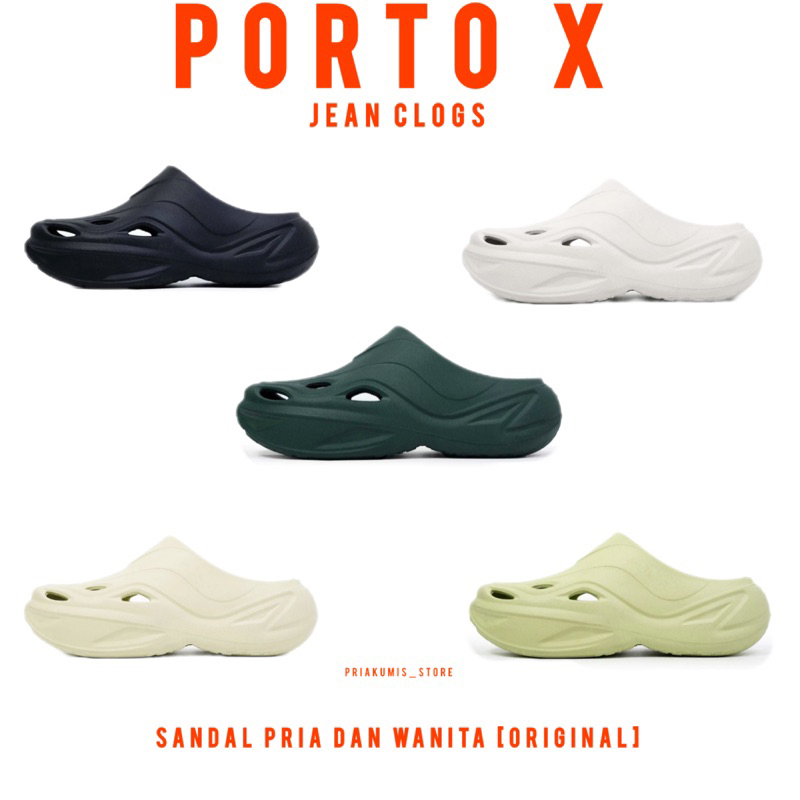 Porto X - Sandals Unisex Jean Clogs