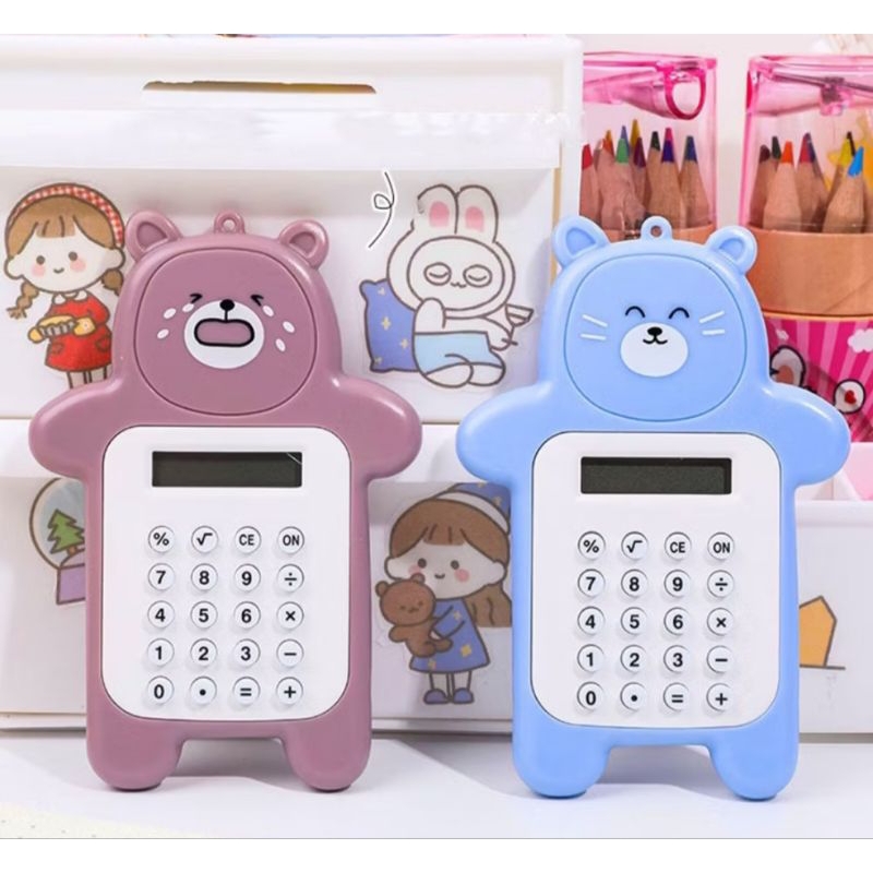 

KALKULATOR MINI PORTABLE MOTIF BERUANG KALKULATOR LUCU