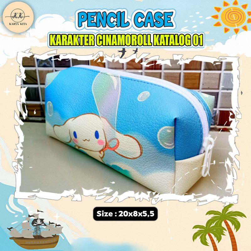 

MIX PENCASE | kotak pensil karakter CINAMOROLL KODE 01