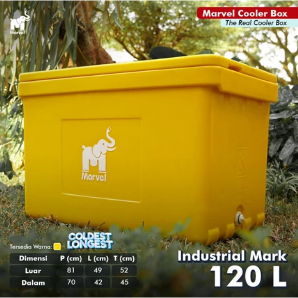 Marvel Cooler Box ice 120 L / Marina Cool Box Es 120  Lion Star 120 Liter
