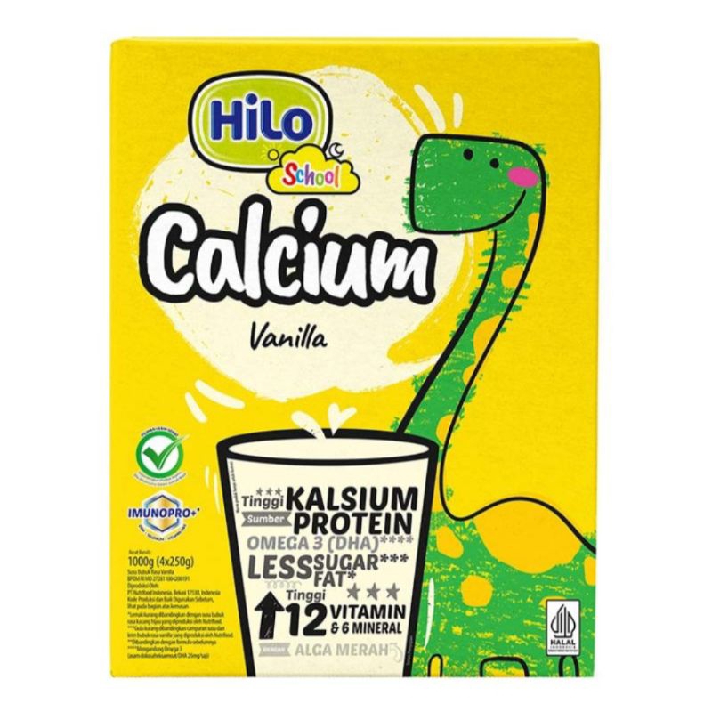 

HiLo School Vanila Susu Bubuk Tinggi Kalsium 1 kg