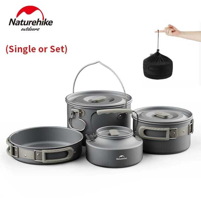 COOKING SET NATUREHIKE CNK2450CF010 / ALAT MASAK CAMPING