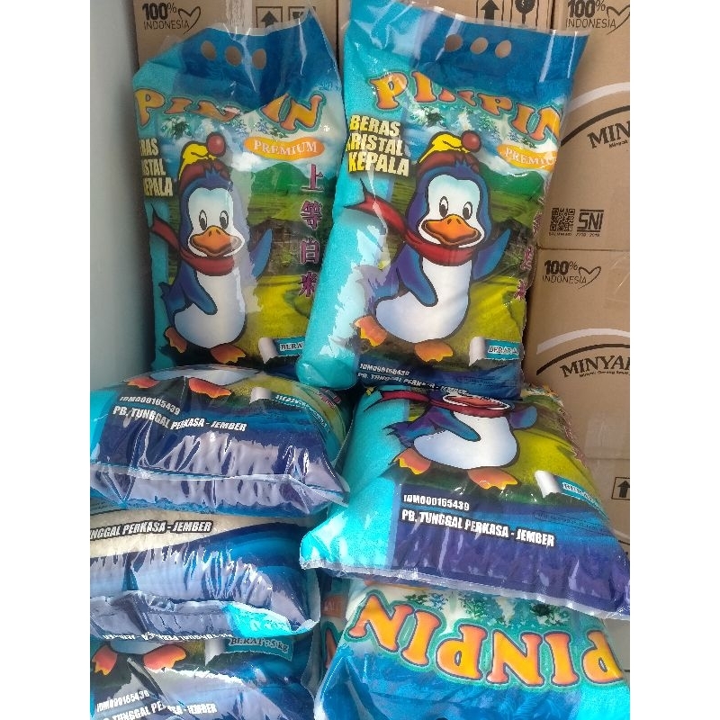 

Beras pinpin 5kg isi 4