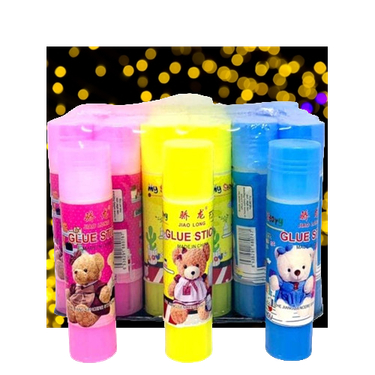

Lem Kertas Glue Stick Motif Label Warna Random