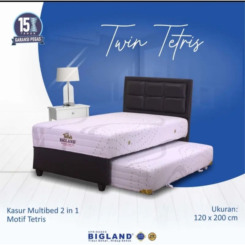[KHUSUS JATENG]  SPRINGBED BIGLAND SORONG 2IN1 ASLI