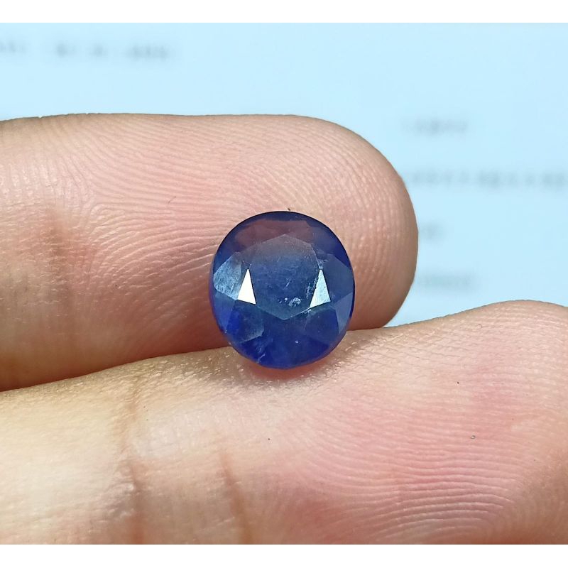 BATU BLUE SAFIR ASLI NATURAL BERSERTIFIKAT TOP QUALITY