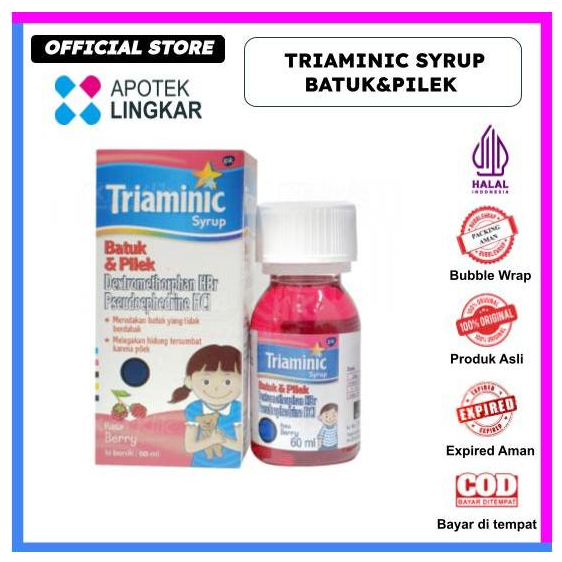 Triaminic batuk pilek(merah)
