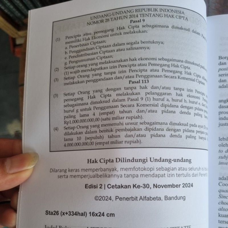 Buku Metode Penelitian Kuantitatif, Kualitatif, dan R&D Tahun 2024 - Sugiyono