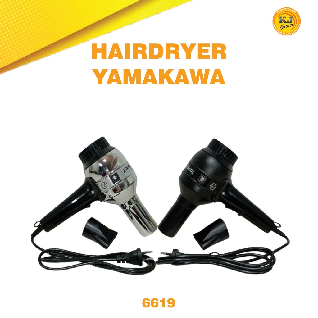 HAIR DRYER YAMAKAWA 6619 / HAIR DRYER MURAH / HAIR DRYER BERKUALITAS - REKOMENDASI TERMURAH