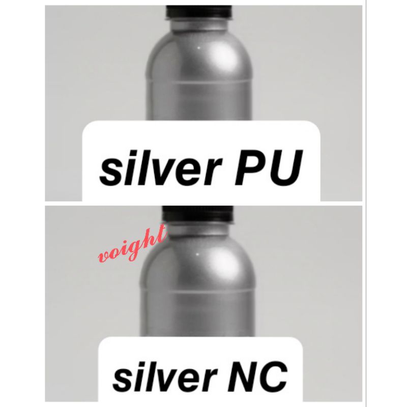 cat otomotif kemasan higienis warna silver glossy...BARU/SEGEL