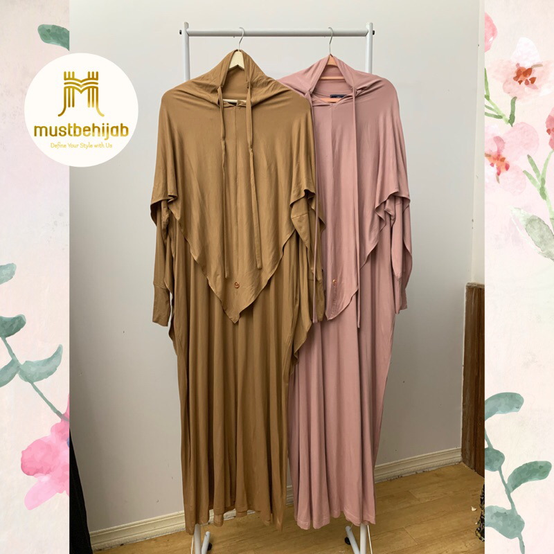 Abaya Kaos Katun Rayon