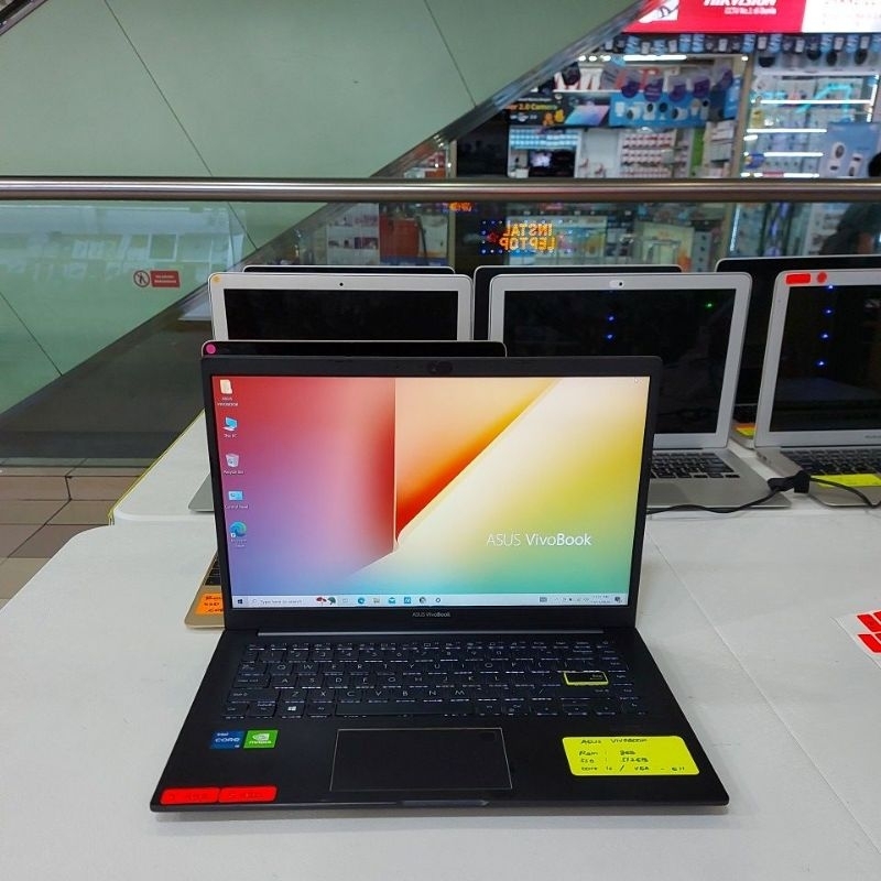 Laptop asus vivobook core i5 1135G7 ram 8gb ssd 512gb nvidia mx350 K413E 430
