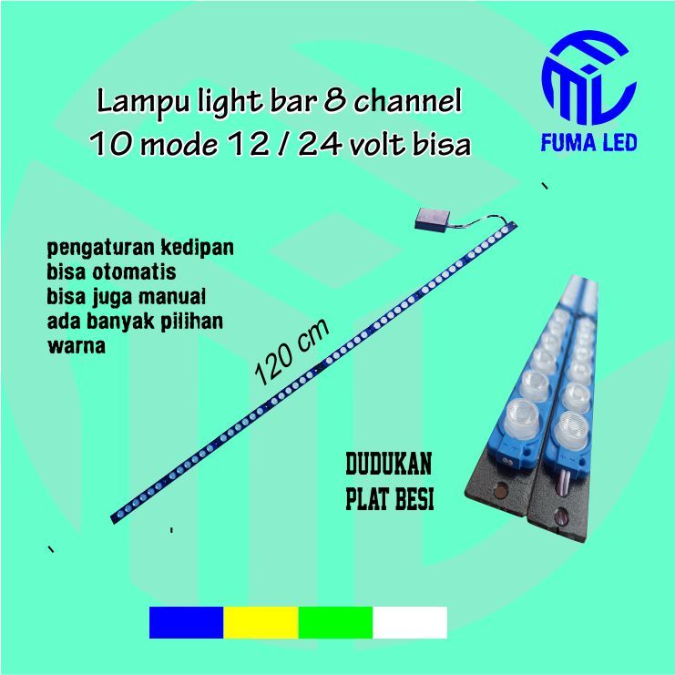 LAMPU LIGHTBAR 12OCM . LAMPU ROTATOR , LAMPU STROBO mode running truk