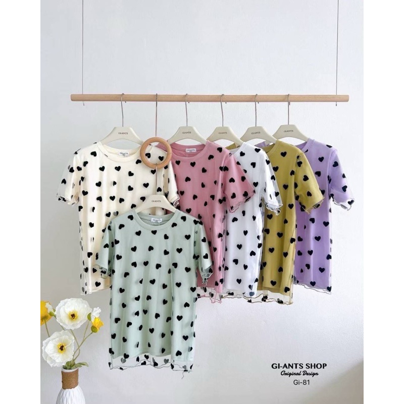 Kaos Giants/Giants Shop/Giants Gi-Ants Bangkok Bkk/Katun Renda Motif