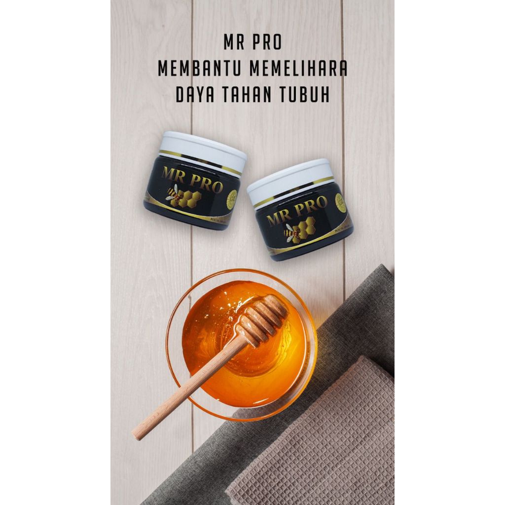 

MR PRO MADU SEHAT HWI isi 250 Gram Menambah nafsu makan, menjaga kesehatan