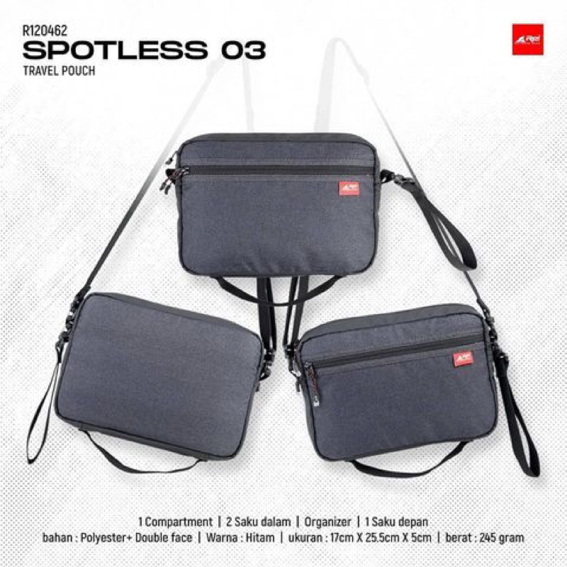 Tas Travel Pouch / Tas Selempang Pria Spotless 03 Arei Outdoorgear