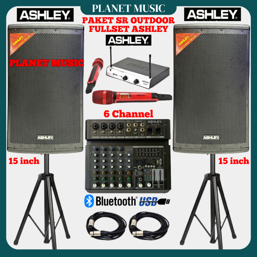 Paket Speaker Outdoor ASHLEY / Paket Speaker Outdoor Full Set ASHLEY