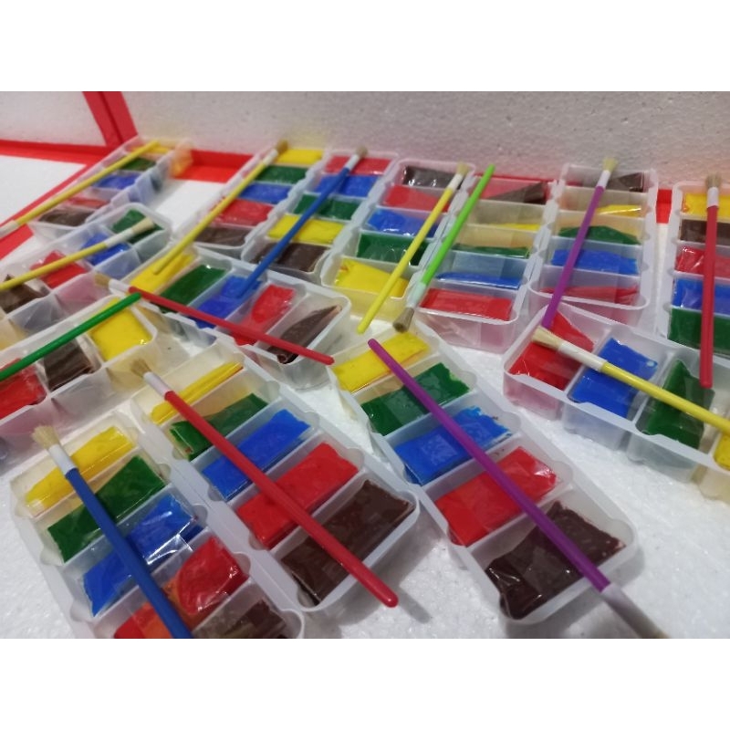 

Paket Kuas dan Cat 5 Warna untuk Styrofoam Gambar Lukis
