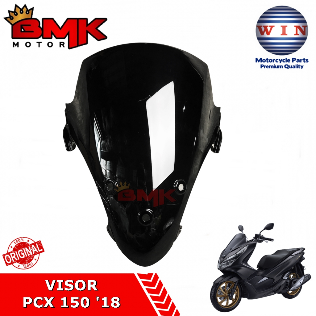 Win Cover Batok Visor Pcx 150 Lokal 2018 2019 2020 Hitam