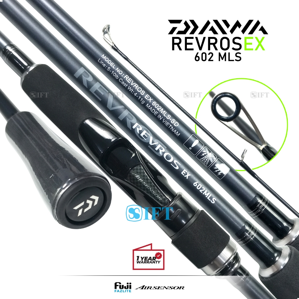 Joran DAIWA REVROS EX | Fuji Fazlite 180 195 210 Casting [2022] Resmi
