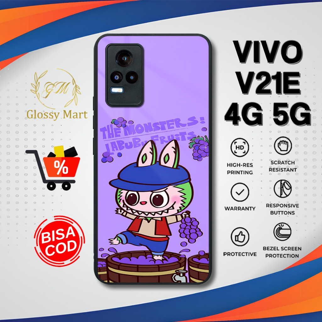 Case Vivo V21E 4G 5G Terbaru Labubu Hardcase Softcase Glossy Termurah Casing Vivo V21E Terlaris