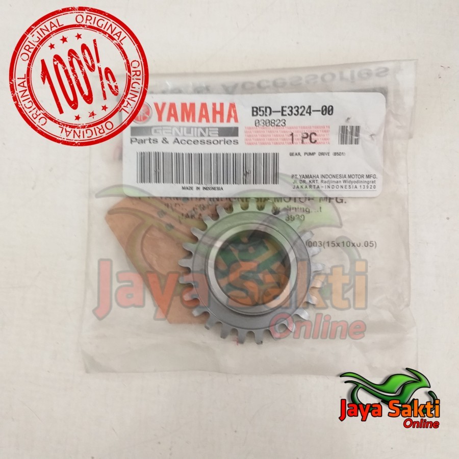 GIR GIGI KRUK AS KANAN POMPA OLI FREEGO 125 GEAR 125 ASLI YAMAHA