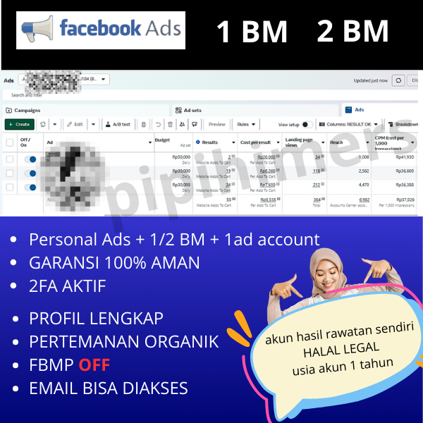 𝐀𝐤𝐮𝐧 𝐅𝐚𝐜𝐞𝐛𝐨𝐨𝐤 FB ADS Personal 1-2 BM Siap Iklan Akun Tua 2023 Rawatan Berteman Organik Profile Lengk
