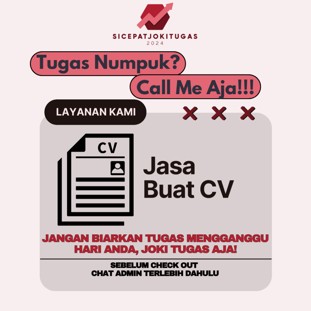 CV ATS Friendly | Jasa Pembuatan CV ATS Friendly | Jasa Desain CV ATS Friendly
