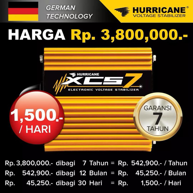 Hurricane XCS 7