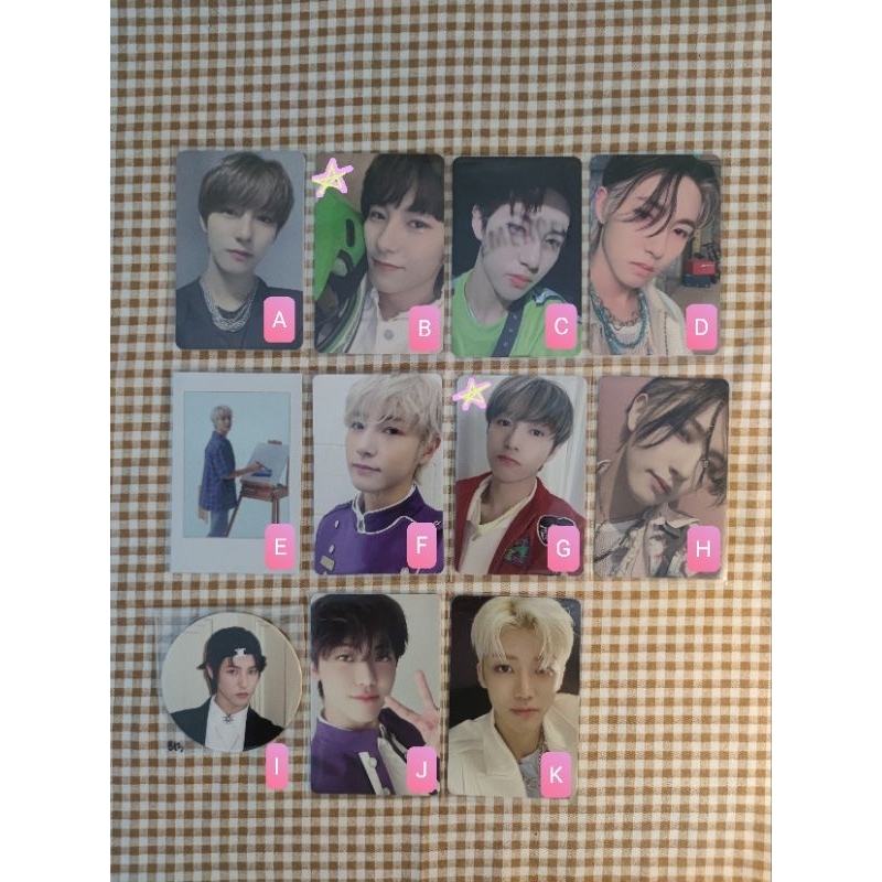 [READ DESC] WTS PC / Photocard Renjun Kihno Departure We Boom Empathy Dream YGM HS Chillin Jewel Uni