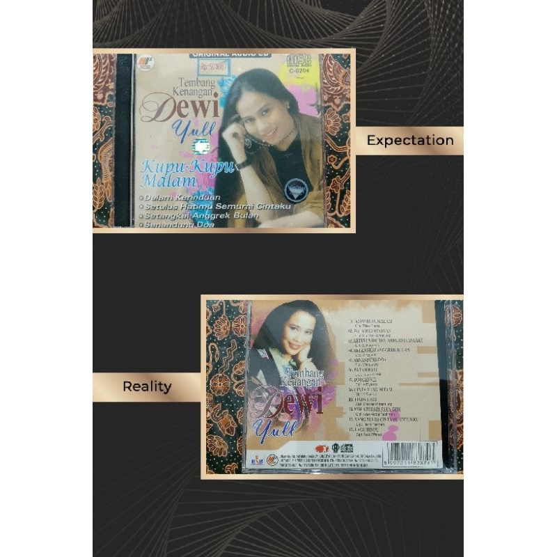 CD audio tembang kenangan Dewi yull