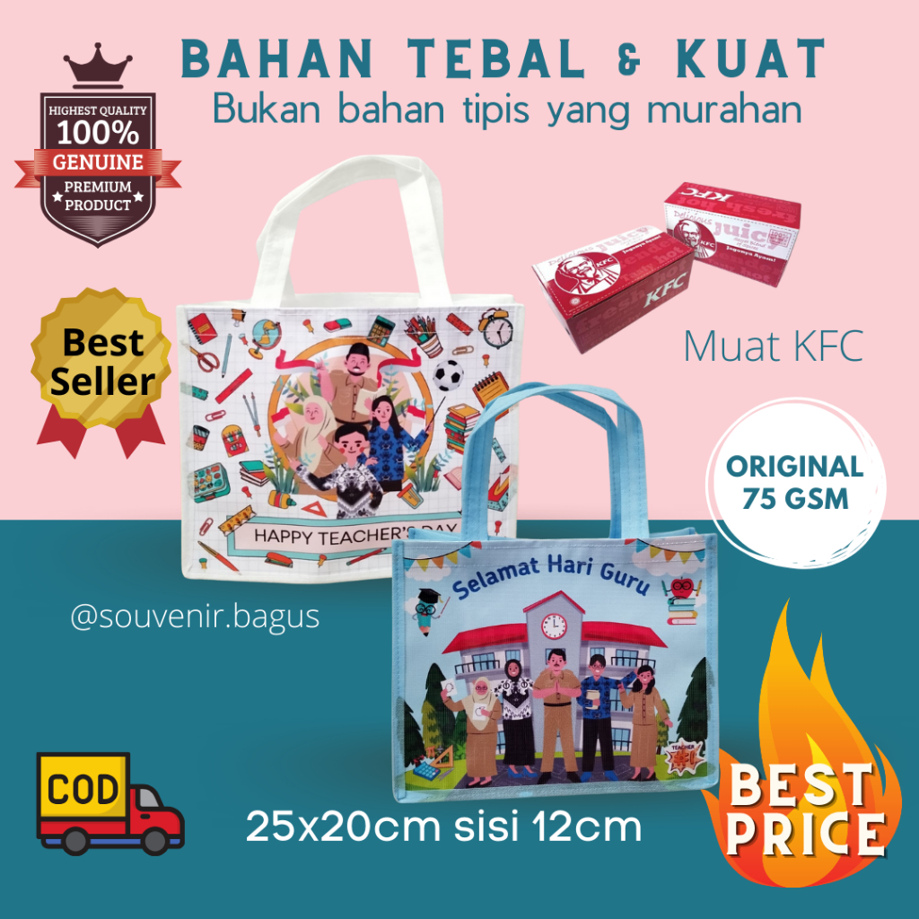 

Tas Hari Guru Goodie Bag Teacher Day Souvenir Hari Guru Kelas