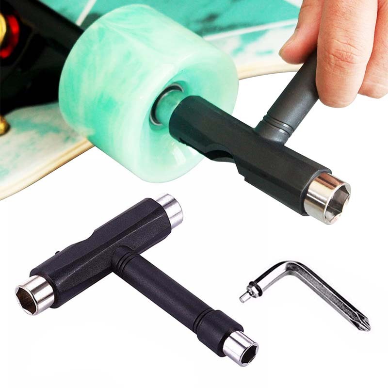 KS T Tools Skateboard Alat Perbaikan Kunci Pas Skateboard Alat Perakitan Obeng Skateboard