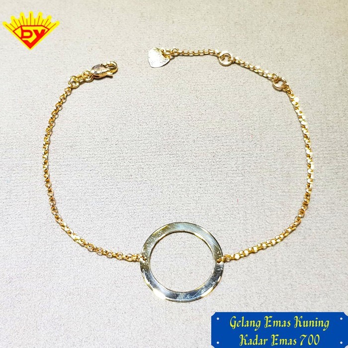Gelang Rantai Emas Kuning Kadar Emas 700